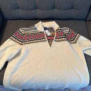 Brooks Brothers Retro Look Quarter Zip (Lamb Wool)